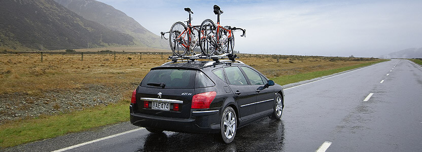 Bike Racks and Cycle Carriers at The Roof Box Company; Roof mounting car bike carrier;Rear mounting bike car rack;Tow ball mounting cycle car racks;Wheel support bike racks;Thule, Atera, MaxxRaxx, Pendle, Saris 